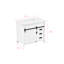 Meuble-lavabo 37 po avec plateau en pierre reconstituée 37 po (7509VB37 + 7722VT37)