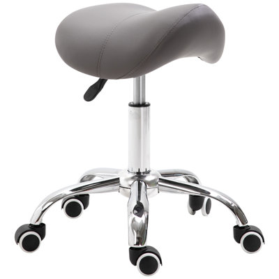 Gallardo Adjustable Height Lab Stool with Wheels