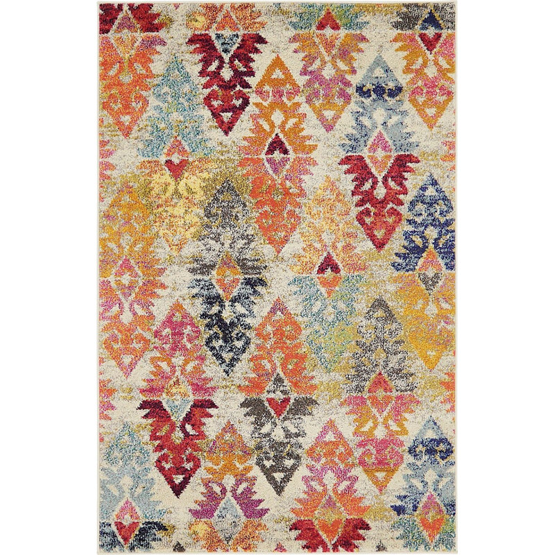 Sierra Abstract Indoor Rug, Rectangle 4' x 6'