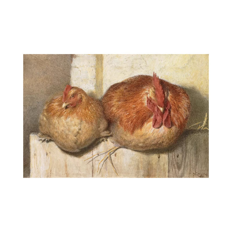 Forty Winks by J.G. Marks - Wrapped Canvas Print, 20.32cm H x 30.48cm W x 1.91cm D