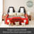 Twin Size Race Car-Shaped Platform Bed With Wheels-1567824755