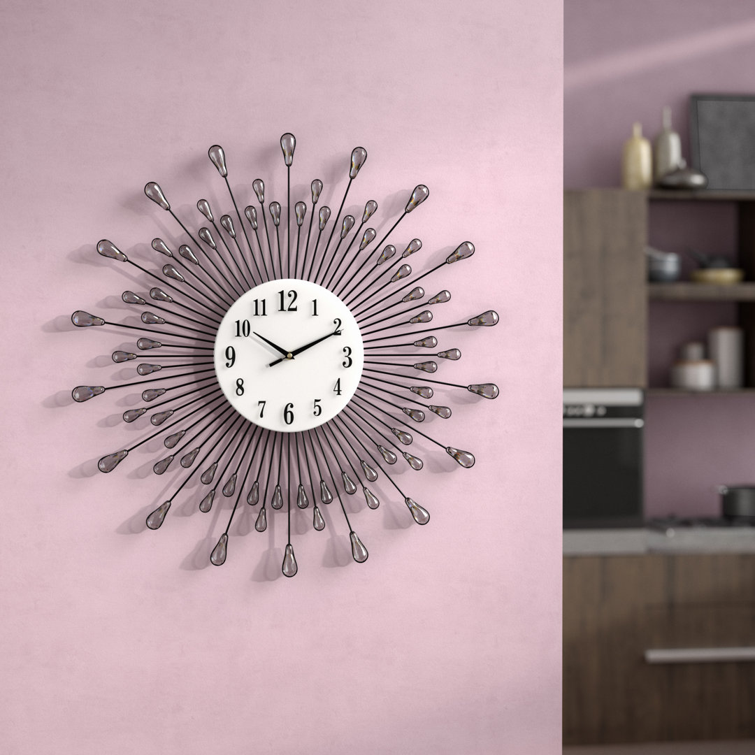 Chanson Oversized Round Wall Clock 28" George Oliver