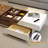 Sankey No-Assembly Required, 51.18‘’-82.67‘’ Extendable Solid Wood Coffee Table With 2 Drawers, 4 Hidden Storges-916419354