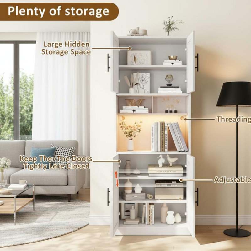 180.1cm Kitchen Pantry