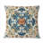 Mediterranean Tiles In Retro Blue VIII - Abstract Tile Printed Throw Pillow