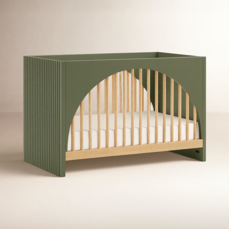 Moab 3-in-1 Convertible Crib, Green