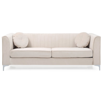 Delray 87in Sofa, Ivory