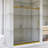 56-60 "W X 76" H Single Sliding Frameless  Shower Door-116309929