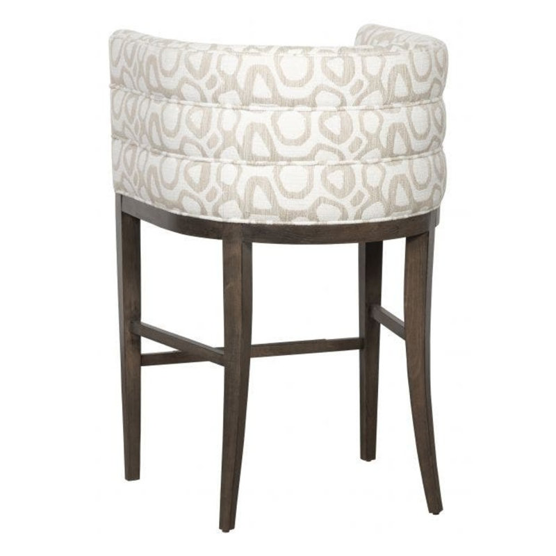 Tabouret de bar 31 po Allie, Amande chamois, Lin 3155