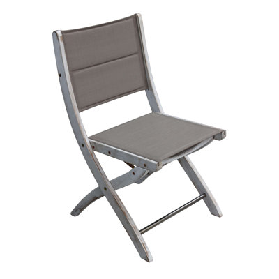 Jandell Fabric Padded Patio Folding Chair Folding Chair Set