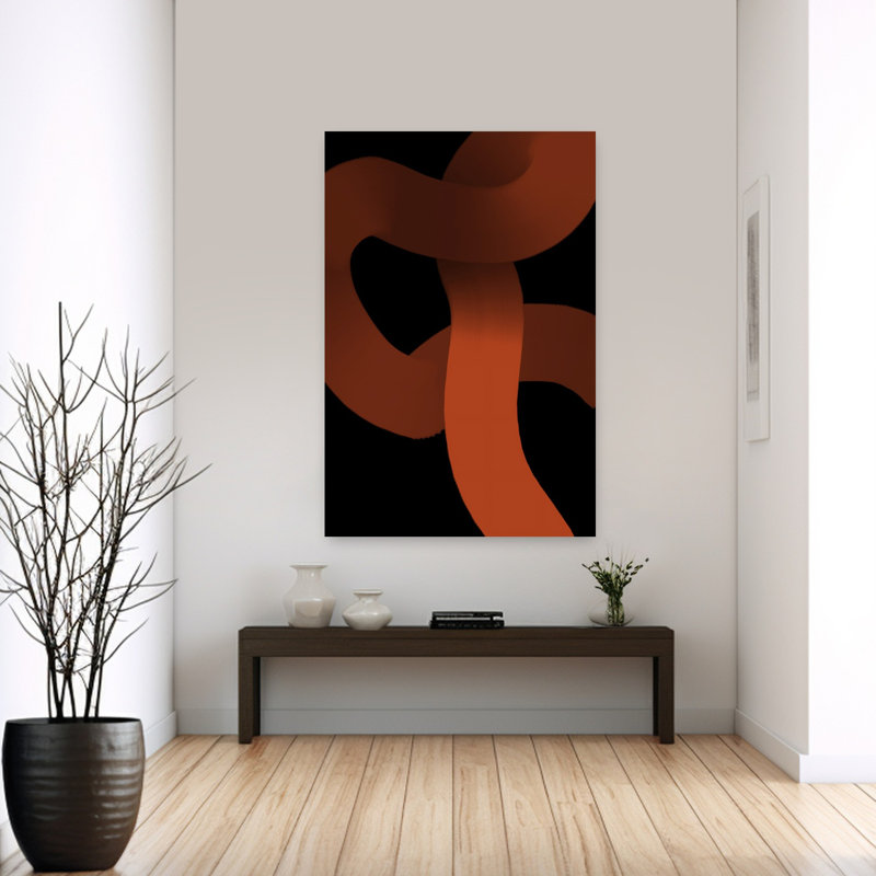 Art contemporain contemporain abstrait, H 60 po x l 40 po