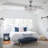 Modern 42" Ceiling Fan With Romote Control, Led Light Kit & Crystal Accents