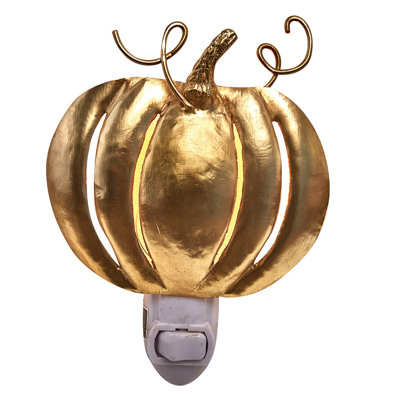 Split P Gold Pumpkin Night Light