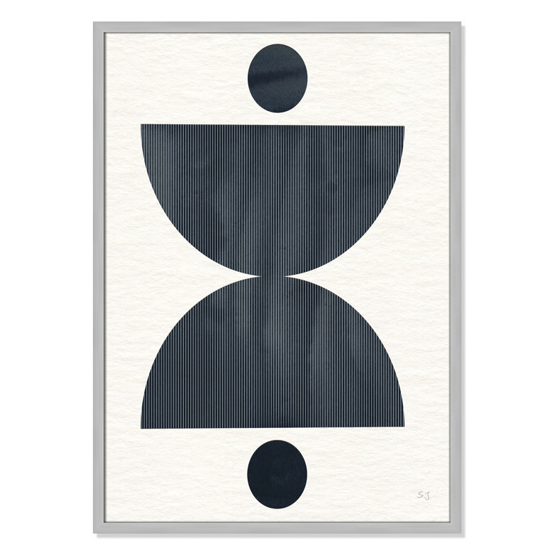 Eclipse II by Susan Jill, Matte Silver Framed, 35.5" H x 25.5" W x 0.75" D