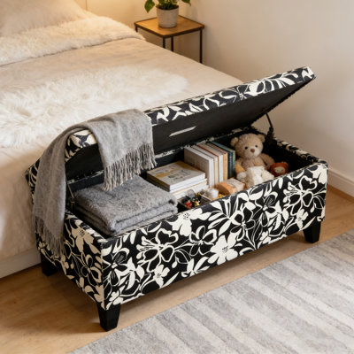 Roligv Storage Bedroom Benches with Soft-Close Hinges by Dakota Fields