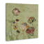 Chrysanthèmes enroulés sur toile verte, design par Dusza-1722384088