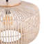Luminaire suspendu en rotin pour îlot de cuisine Dome