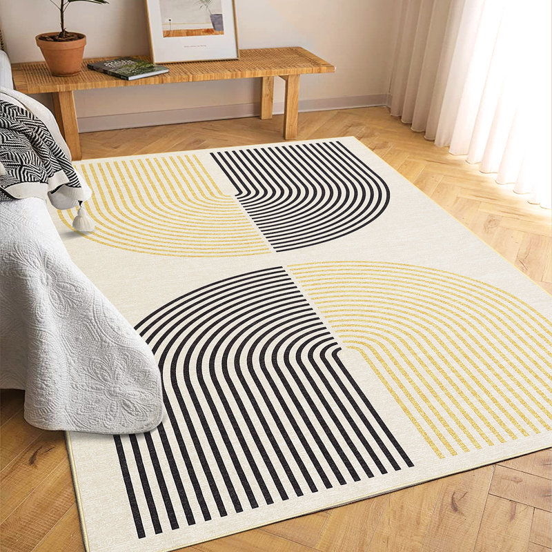 Tapis géométrique moderne, Rectangle 6 pi x 9 pi