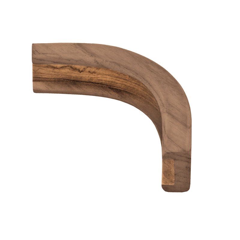 Réducteur de chevauchement de longueur 0,75" x 0,75" large x 60" en bois teck