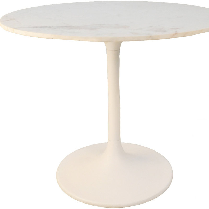 Table de salle à manger 36 po, 30"H x 36"L x 36"W, White