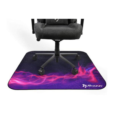 Arozzi Zona Quattro Microfiber Noise Dampening And Scratch Protection Anti-slip Chair Mat - Galaxy