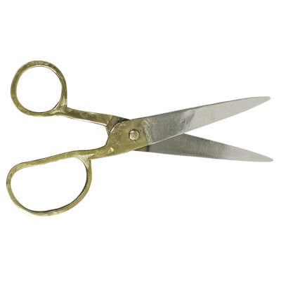 Presiliano Brass and Steel Desk Scissors