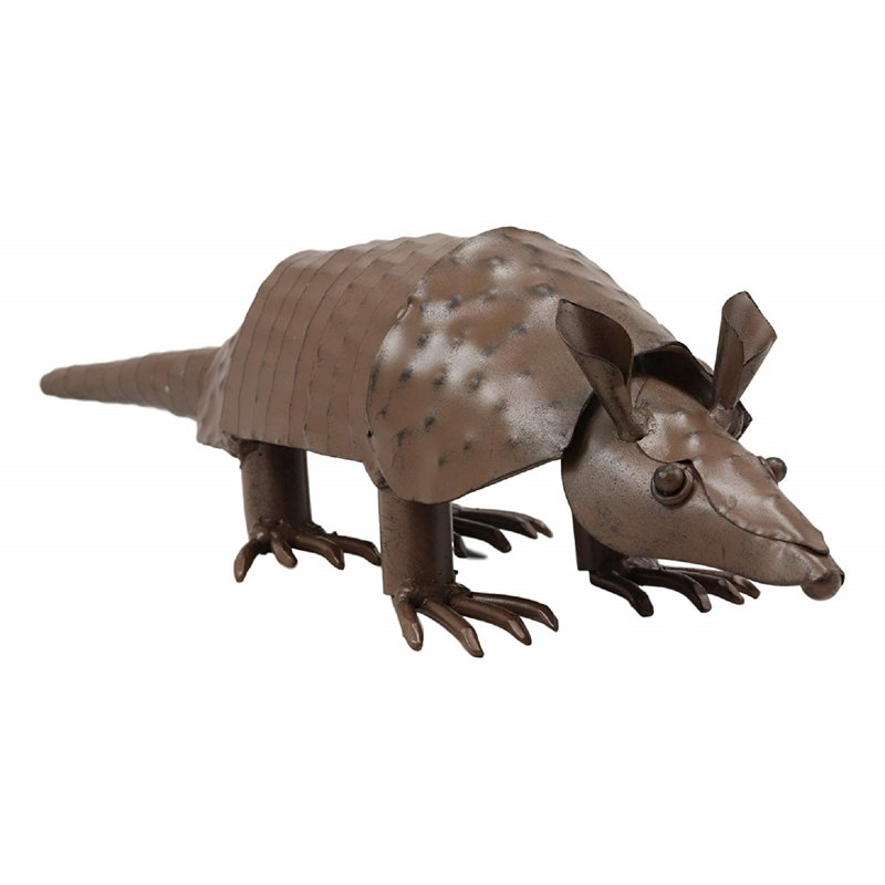 Armadillo à ressorts en métal à main Arambula