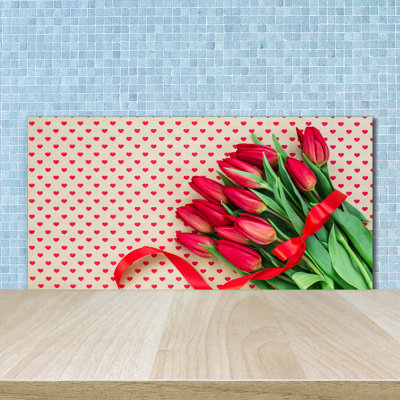 Lisardo 50cm W x 100cm L Glass Peel and Stick Panel