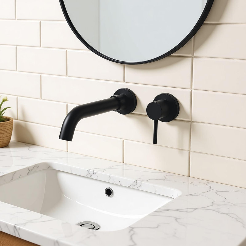 Single-handle Bathroom Faucet, Brushed Nickel