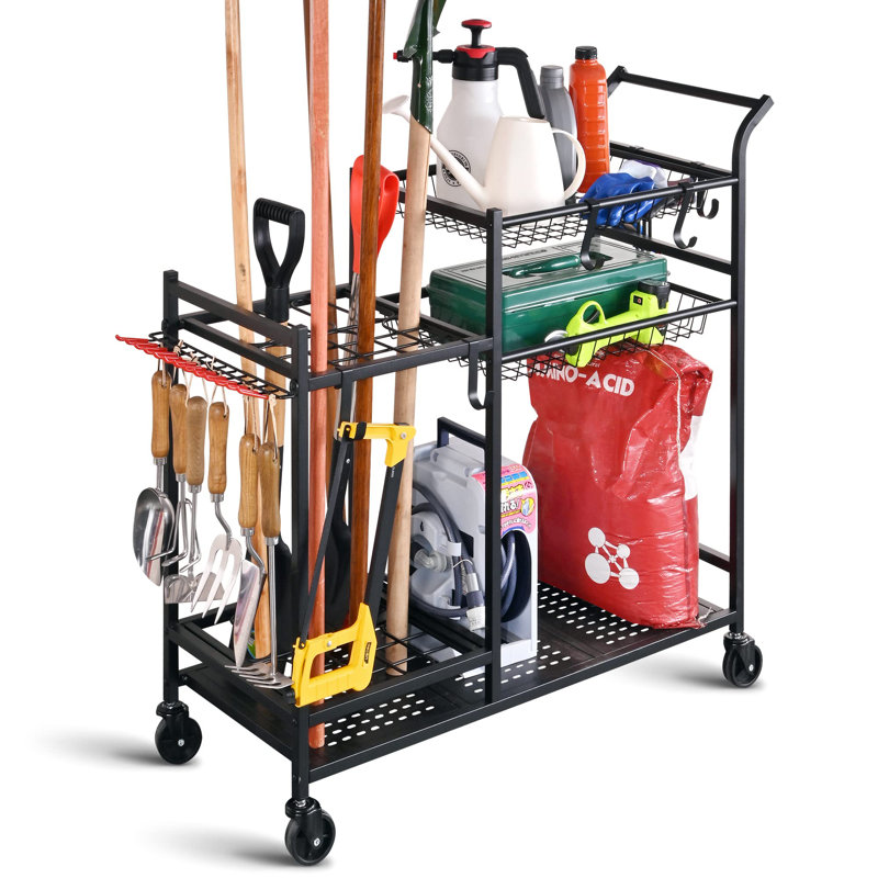 Rangement pour outils de jardin