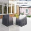 Housses de chaise d'extérieur en aluminium pour patio
