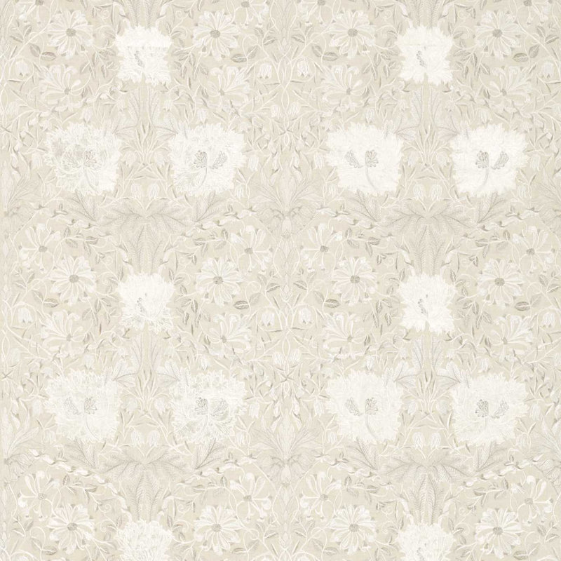 Pure Honeysuckle & Tulip Embroidery Fabric