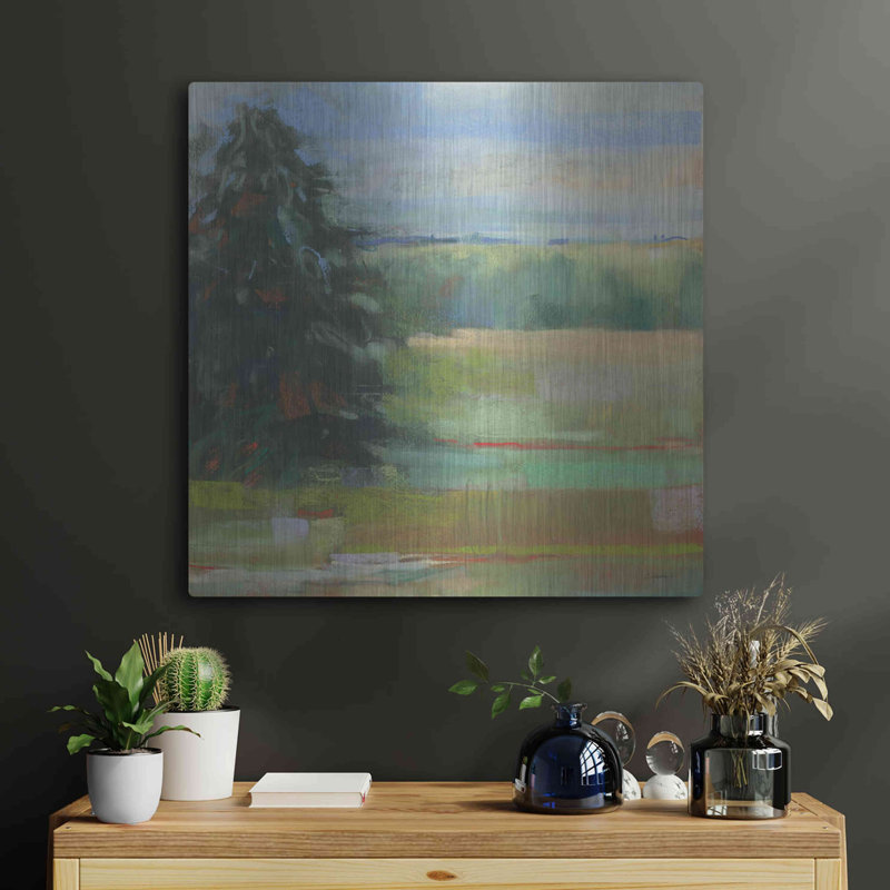 «Abstract Field I» par Carol Rowan, H 24 po x l 24 po