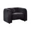 Allieana Armchair Allieana Velvet Dark Brown-121657962