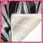 Black White Damask Blankets-127682489
