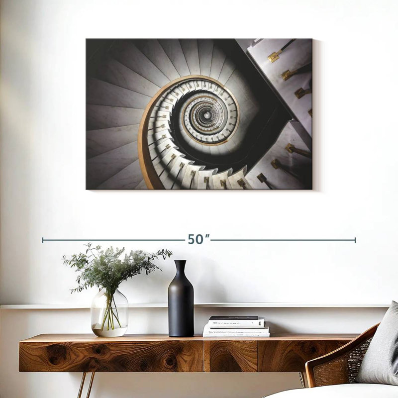 Lilie Infinite Spiral Stairway, 24" H x 36" W