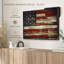 «Flags», impression sur toile avec drapeau américain-101455872