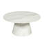 Table basse ronde en béton Caldera - Blanco-567856973