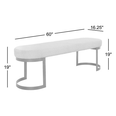 Banc rembourré April