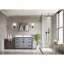 Meuble-lavabo gris foncé 48 po X P 22 po D et l 34 po Miroir