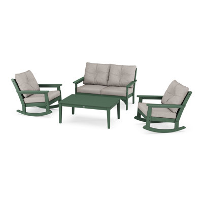Ensemble de chaises berçantes 4 pièces Vineyard