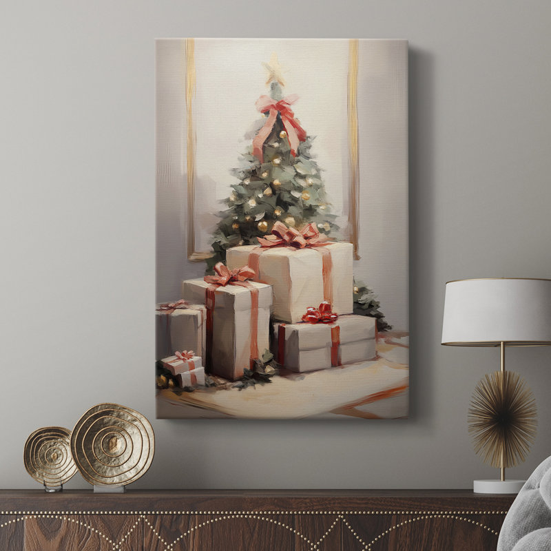 Art des Fêtes de Noël - série 2-XXXV - galerie Cavas sur mesure, H 48 po x l 32 po