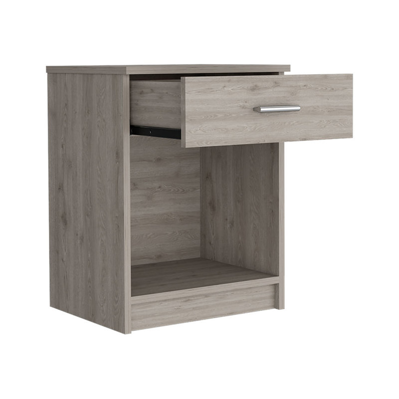 Nightstand Coco, Single Drawer, Lower Shelf