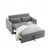 3-In-1 Velvet Sleeper Sofa Bed-97699041