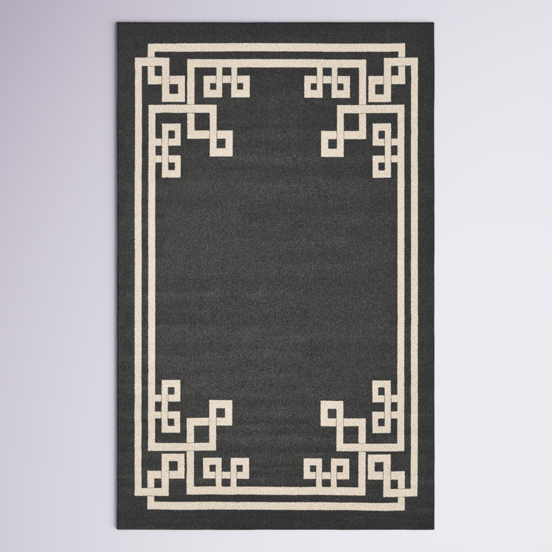 Barreto Geometric Indoor Rug, Rectangle 5'3" x 8'