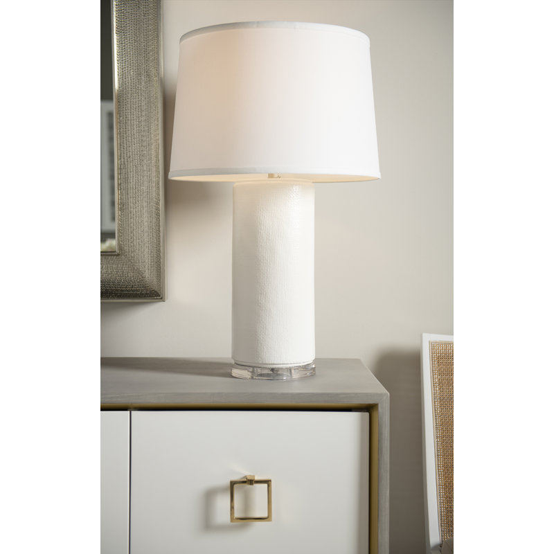 Cleo Table Lamp, White