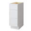 Armoire de salle de bain autoportante 12 po à 3 tiroirs Colton, sans comptoir, prête à assembler, blanc Colton-95216796
