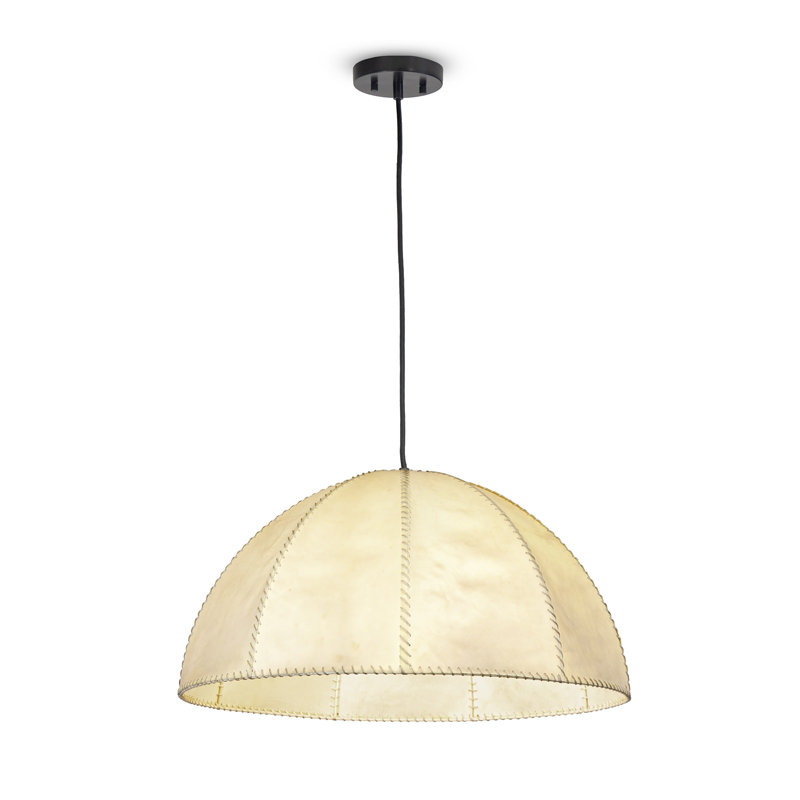 Stevie Vellum Pendant Small, 13" H x 23.5" W x 23.5" D
