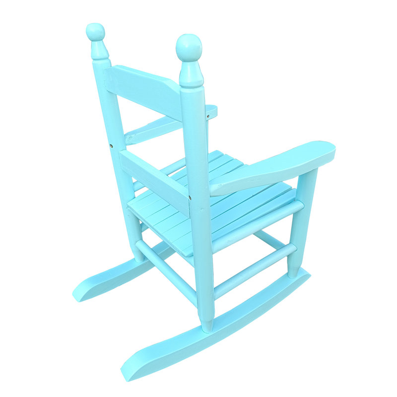 Chaise berçante pour enfants, Bleu clair