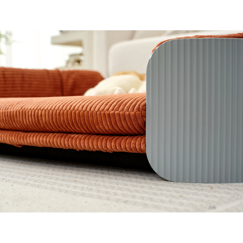 Lit de chat de style scandinave, canapé pour chat d'intérieur PP, H 10,27 po x l 40,59 po x P 28,78 po, Brun / Gris